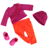 Our Generation Doll With Color Block Outfit Shay BD31554Z - Colorland Toys